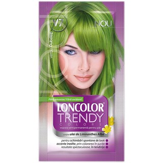 Loncolor | Trendy Color | Nuantator pentru par culoarea verde V7