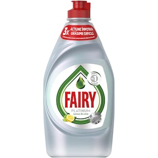 Fairy | Platinum | Detergent de vase Platinum Lemon & Lime 430ml