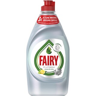 Fairy | Platinum | Detergent de vase Platinum Lemon & Lime 430ml