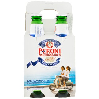 Peroni Nastro Azzuro | Piccola | Bere 4 bucati 4x0.25l