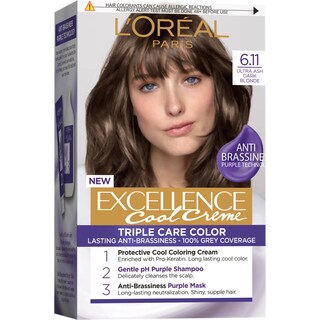 L'Oreal Paris | Excellence | Vopsea de par permanenta Ultra Ash Dark Blonde 6.11