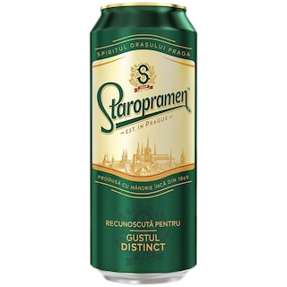 Staropramen | Bere blonda pasteurizata 0.5L