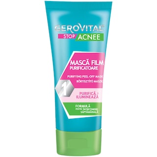 Gerovital | Stop Acnee | Masca film purificatoare 100ml