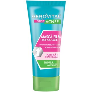 Gerovital | Stop Acnee | Masca film purificatoare 100ml