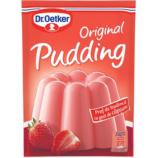 Dr. Oetker | Original Pudding | Desert cu gust de capsune 40g
