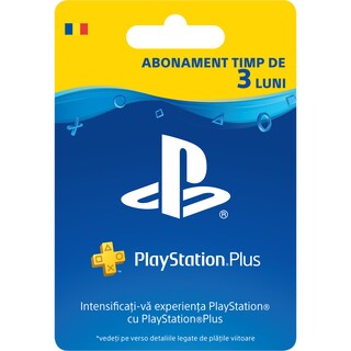 PlayStation | Card PlayStation Plus RO abonament 90 zile