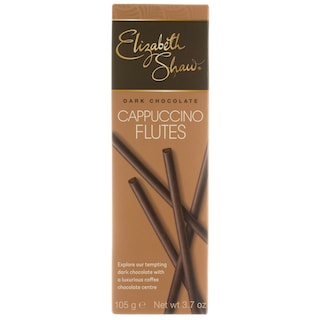 Elizabeth Shaw | Betisoare de ciocolata neagra cu aroma de cappuccino 105g