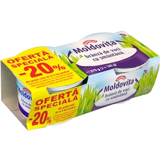 Raraul | Moldovita | Branza de vaci cu smantana 2x185g
