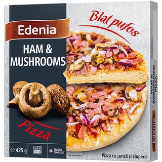 Edenia | Pizza cu sunca si ciuperci 425g