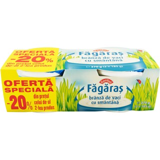 Raraul | Branza de vaci Fagaras 2 bucati 2x185g