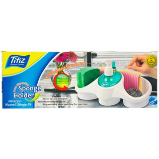 Titiz | Dispenser sapun lichid cu suport burete