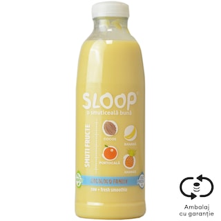 Sloop | Smoothie cu cocos si ananas 750ml