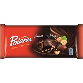 Poiana | Ciocolata amaruie cu alune 90g