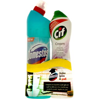 Cif | Pachet cu Cream Lila Flower si detergent Atlantic 2 bucati 500ml+750ml