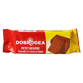 Dobrogea | Petit Beurre | Biscuiti cu cacao si lapte 100g