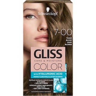 Gliss | Color | Vopsea de par permanenta Color 7-00 Blond Inchis 143ml