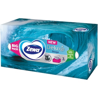 Zewa | Servetele faciale Deluxe Design, 3 straturi, 150 bucati