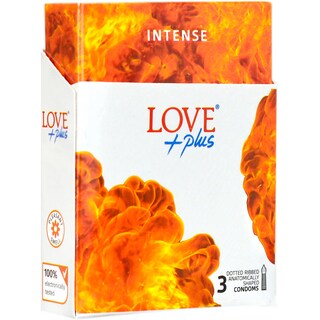 Love Plus | Prezervative Intense, 3 bucati