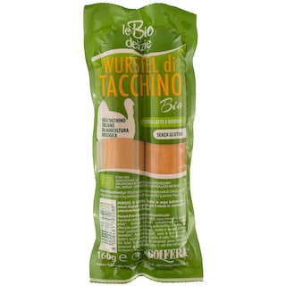 Golfera | Le Bio Delizie | Crenvursti de curcan 160g