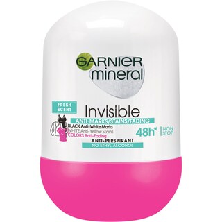 Garnier | Deodorant antiperspirant roll-on Mineral Invisible Fresh 50ml