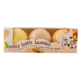 Dairy Fun | Bile efervescente pentru baie 3 bucati 3x100g