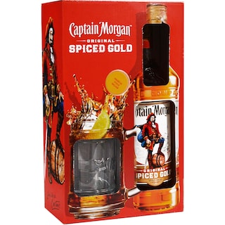 Captain Morgan | Pachet rom cu un pahar 0.7L