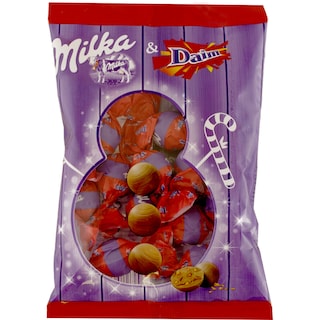 Milka | Bomboane de ciocolata cu umplutura Daim 86g