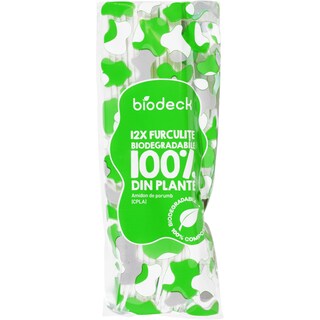 Biodeck | Furculite biodegradabile 12 bucati