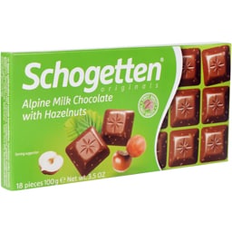 Ciocolata cu lapte si alune 100g
