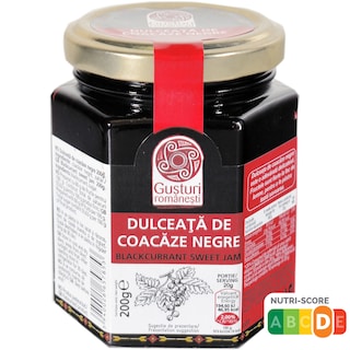 Gusturi romanesti | Dulceata de coacaze negre 200g