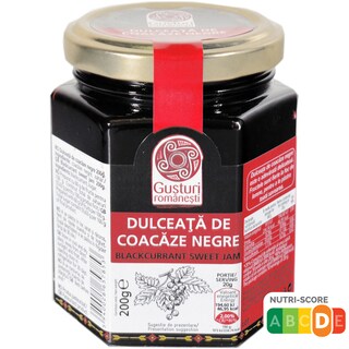 Gusturi romanesti | Dulceata de coacaze negre 200g
