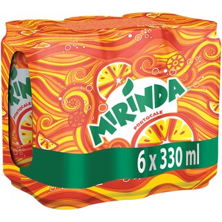 Mirinda | Bautura racoritoare carbogazoasa cu suc de portocale 6x330ml