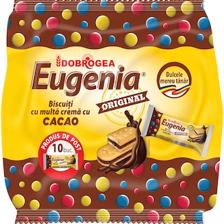 Eugenia | Biscuiti cu crema cu cacao 10x36g