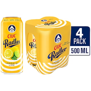 Ciuc Radler | Bere blonda cu lamaie si lime 4x0.5L