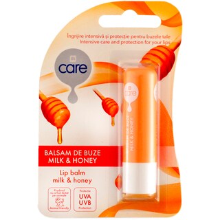 Care | Balsam de buze cu lapte si miere 4.5g