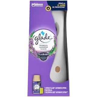Glade | Odorizant automatic spray, lavanda si aloe 269ml