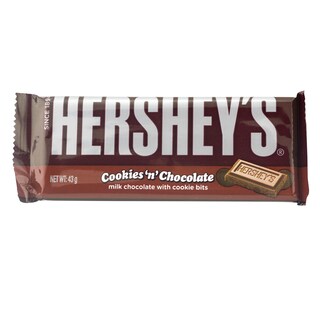 Hershey's | Baton cu ciocolata cu lapte si bucati de biscuiti 43g