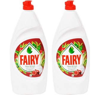 Fairy | Detergent lichid de vase cu parfum de rodie 2x875ml
