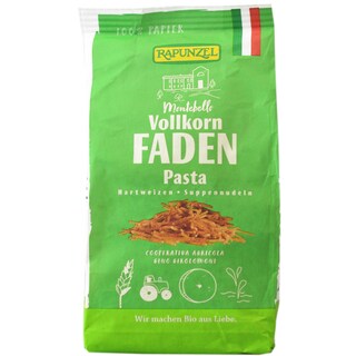 Rapunzel | Fidea ecologica din grau integral 250g