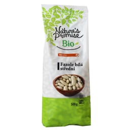 Fasole alba bio bob mediu 500g