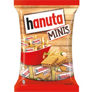 Hanuta | Napolitana cu umplutura de alune de padure si cacao 200g