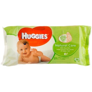 Huggies | Servetele umede Natural Care 56 bucati