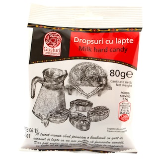 Gusturi romanesti | Bomboane cu crema de lapte 80g