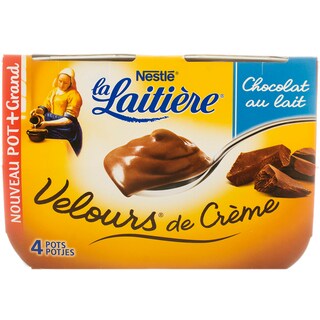 La Laitiere | Desert lapte si ciocolata 4x85g
