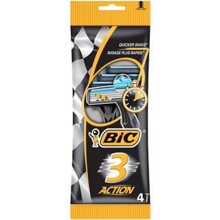 Bic | Aparat de ras pentru barbati, 3 lame, 4 bucati