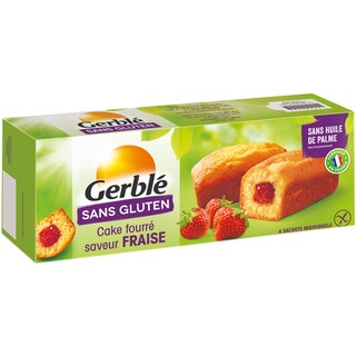 Gerble | Minichec cu crema de capsuni fara gluten 210g