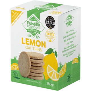 Pulsetta | Biscuiti vegani cu lamaie si fara gluten 150g