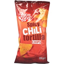 Tortilla chips cu aroma de ardei iute 200g