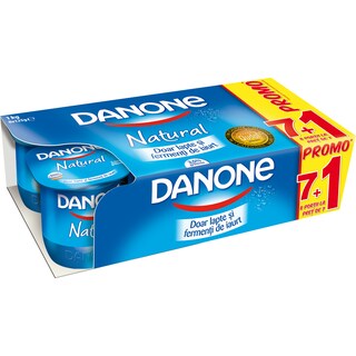 Danone | Pachet iaurturi Natural 7! gratis 8x125g