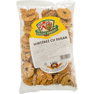 Crispy goodies | Subtirei cu susan 140g